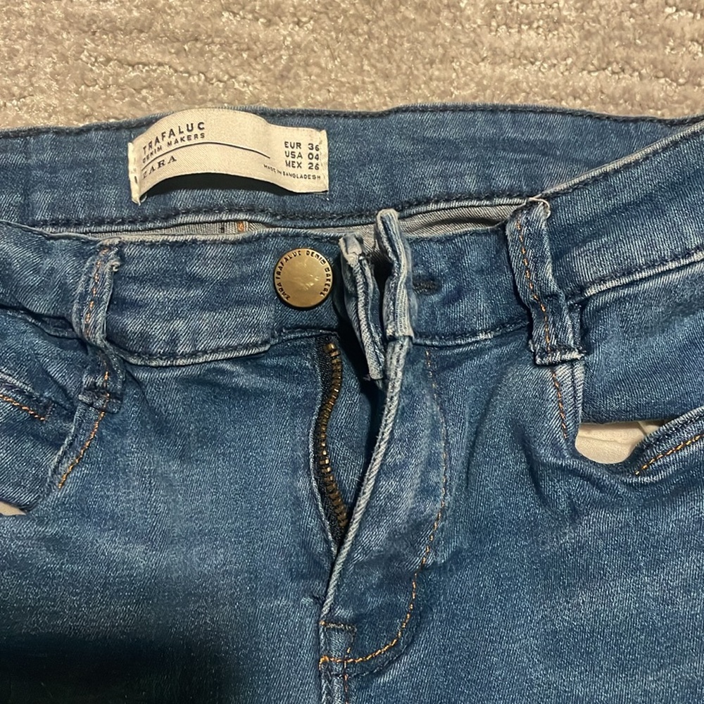 4 PAIRS OF ZARA TARAFLUC JEANS! Perfect condition! Size 4/6! - Picture 7 of 17